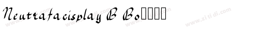 Neutrafacisplay B Bo字体转换